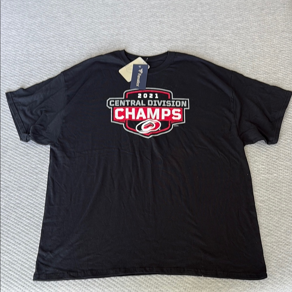 NC Hurricanes 2021 Central Division Champs Tee - Stanley Cup Playoffs
